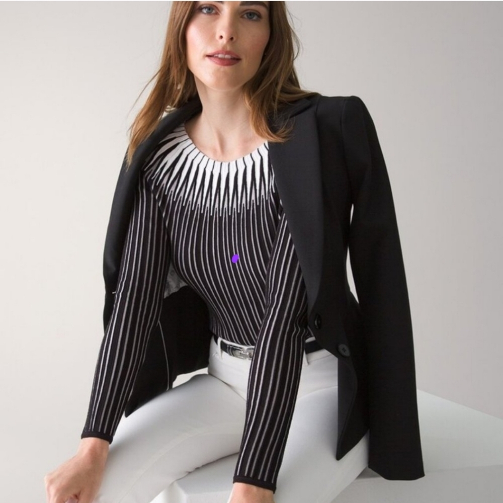 WHBM Ombre Striped Sweater
